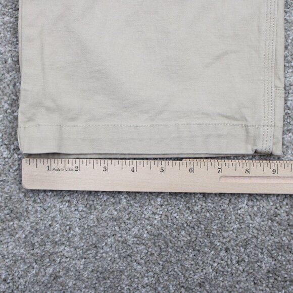 Duluth Trading Pants Men 40x30 Beige Duluthflex Ballroom Cotton Stretch Straight - Picture 5 of 12